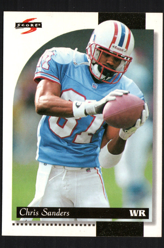 Chris Sanders Houston Oilers #17 - 1996 Score