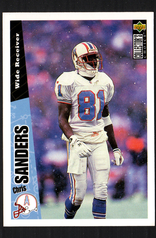 Chris Sanders Houston Oilers #90 - 1996 Upper Deck Collector's Choice