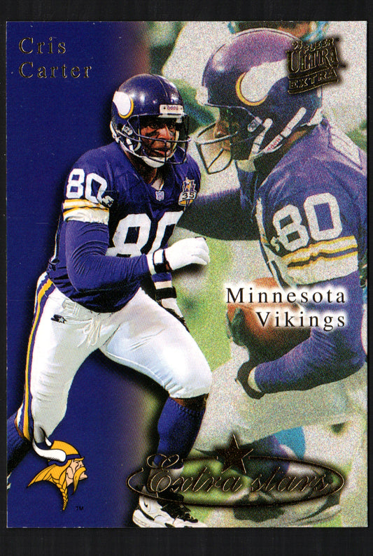 Cris Carter Minnesota Vikings #502 - 1995 Fleer Ultra Extra