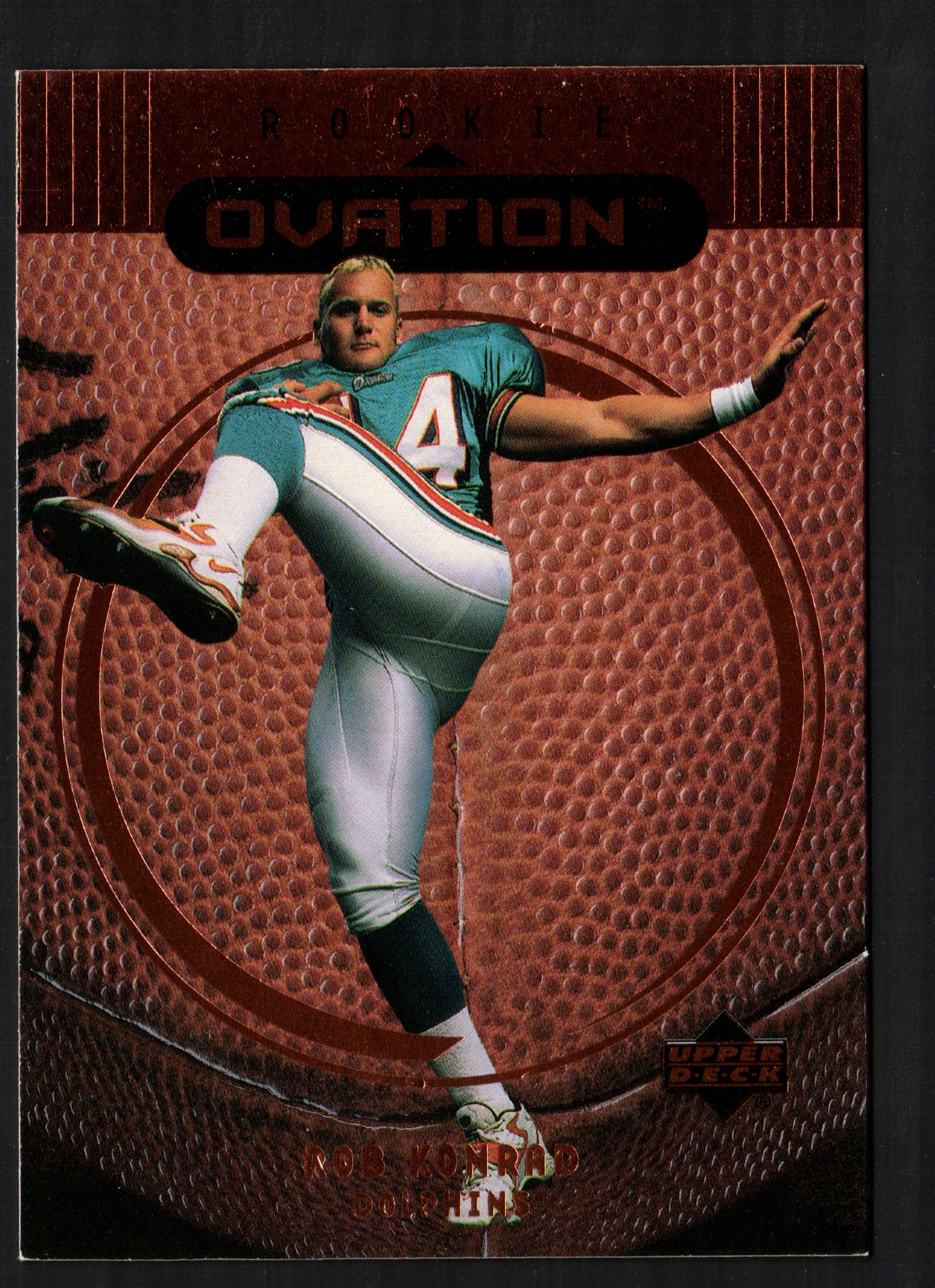 Rob Konrad Miami Dolphins #74 - 1999 Upper Deck Ovation