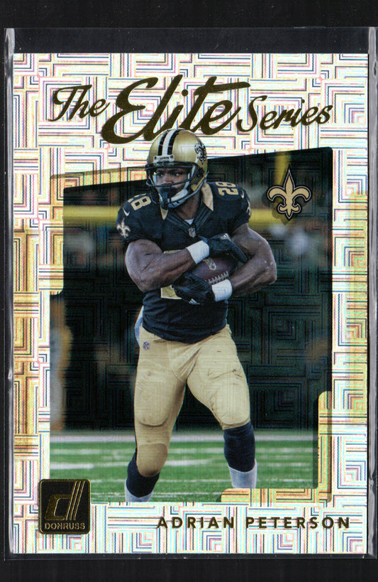 Adrian Peterson New Orleans Saints #5 - 2017 Donruss The Elite Series