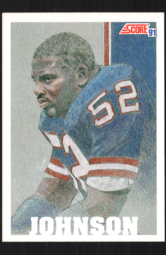 Pepper Johnson New York Giants #635 - 1991 Score Football