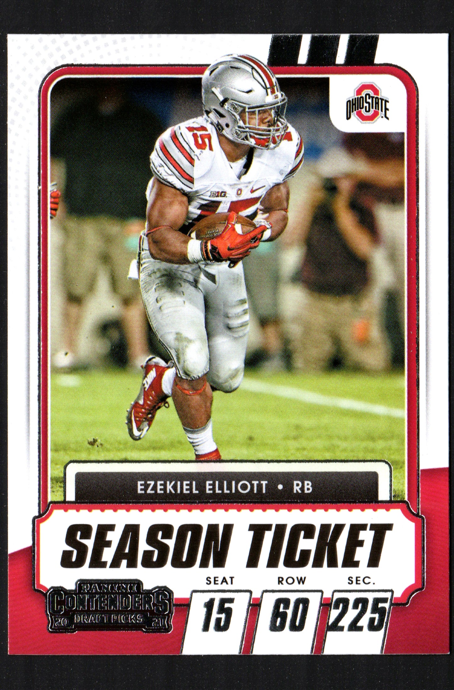 Ezekiel Elliott Ohio State Buckeyes #50 - 2021 Panini Season Ticket