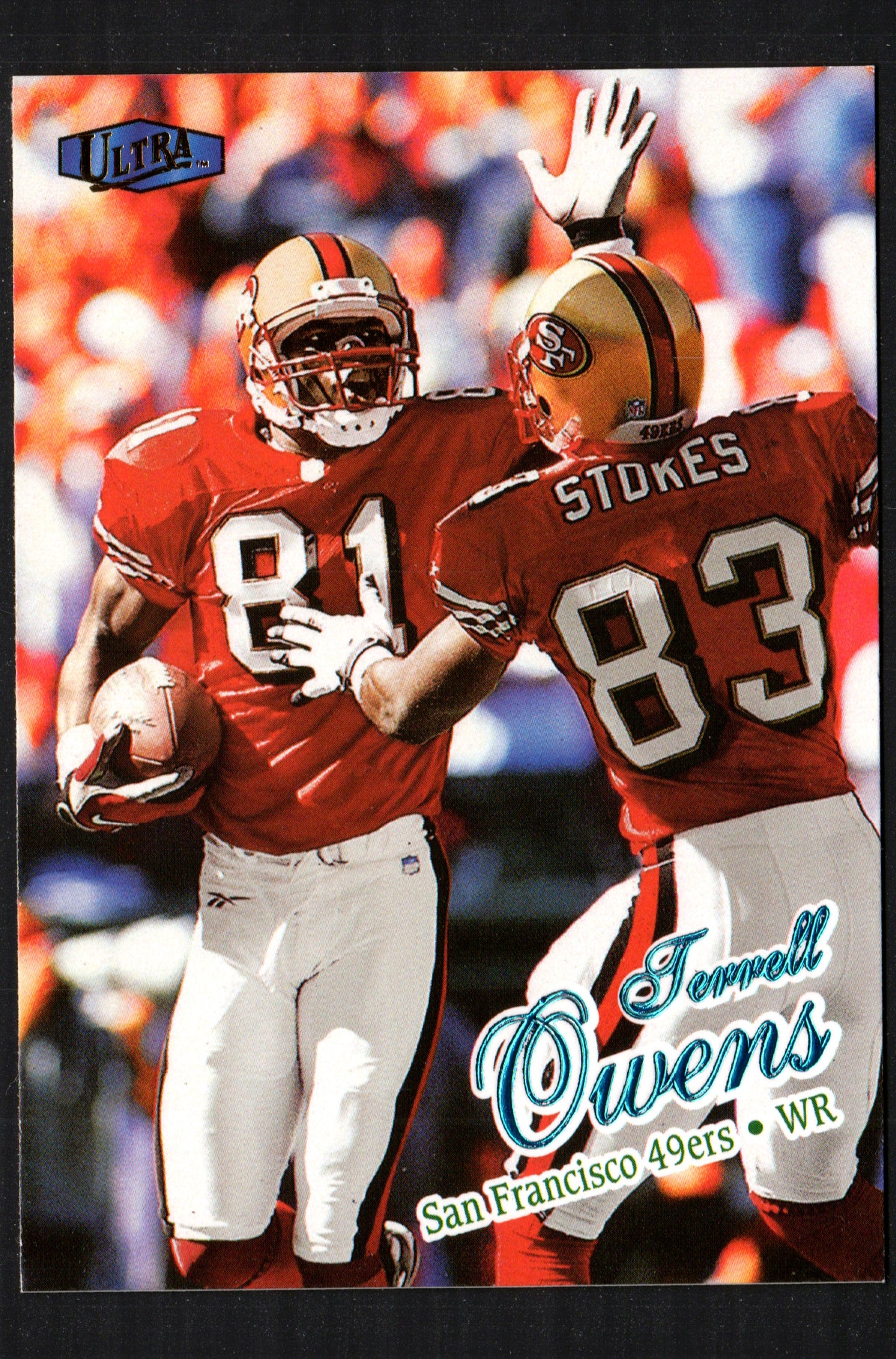 Terrell Owens San Francisco 49ers #145 - 1998 Fleer Ultra