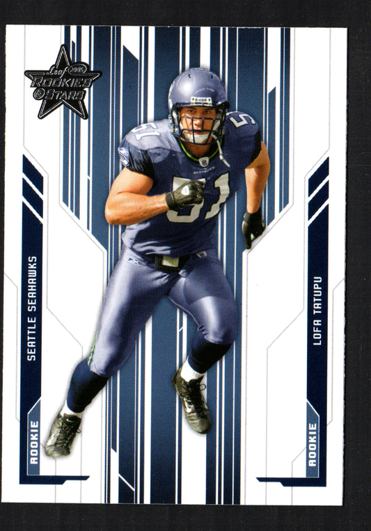 Lofa Tatupu Seattle Seahawks #119 - 2005 Leaf Rookies Stars