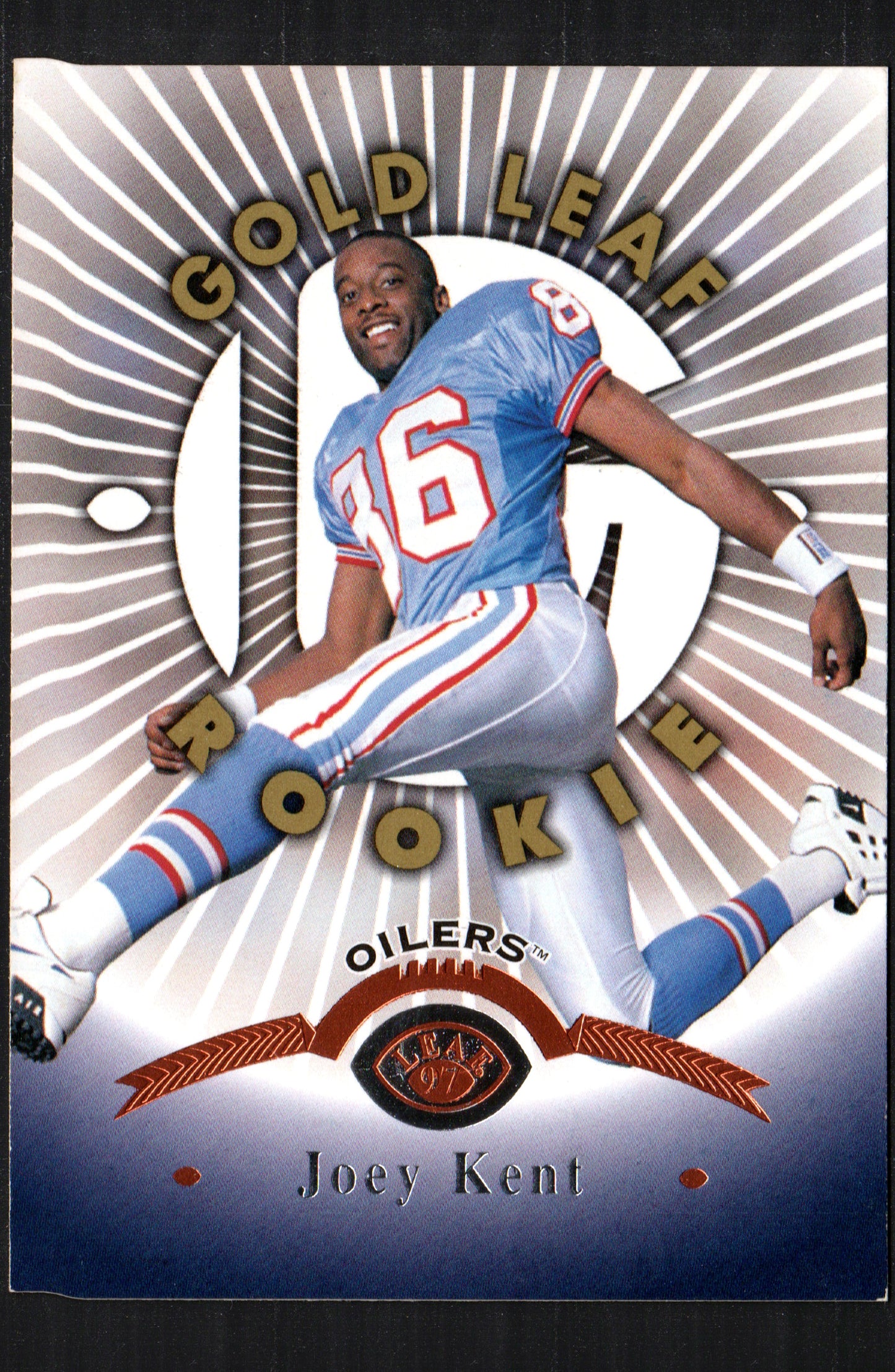 Joey Kent Tennessee Oilers #163 - 1997 Leaf