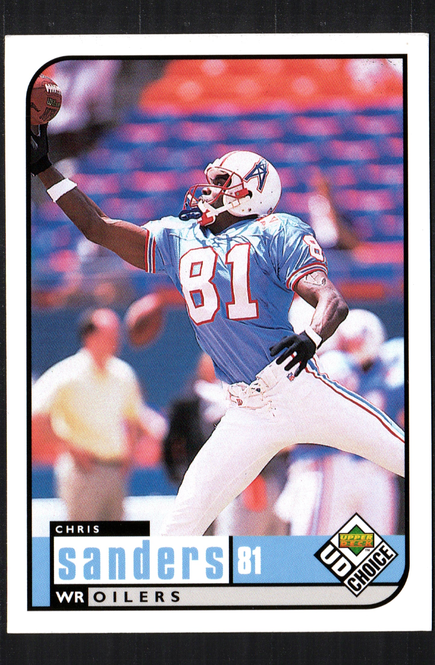 Chris Sanders Tennessee Oilers #182 - 1998 Upper Deck UD Choice