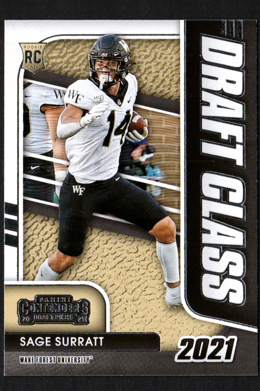 Sage Surratt Wake Forest Demon Deacons #31 - 2021 Panini Draft Class