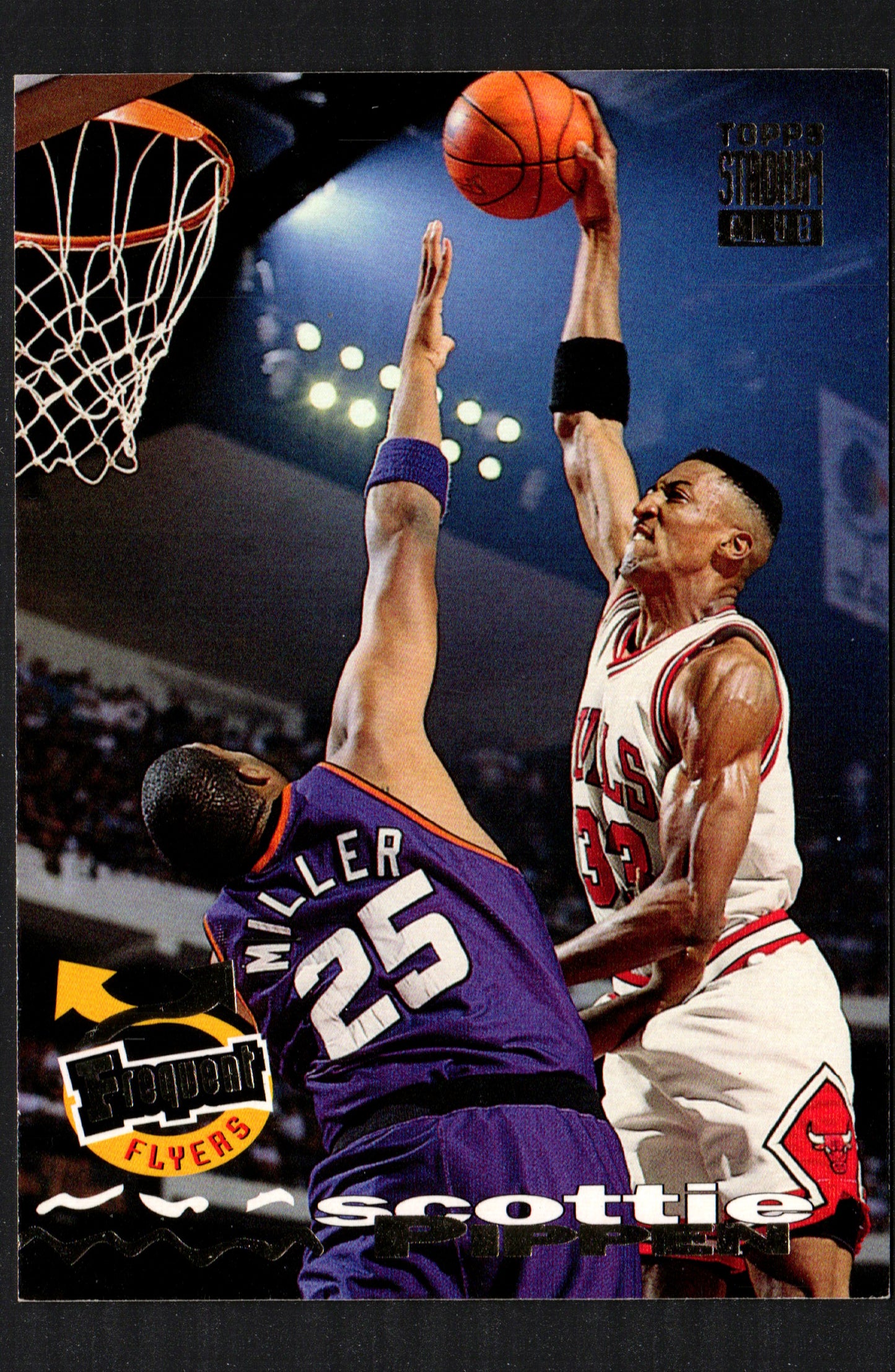 Scottie Pippen Chicago Bulls #184 - 1993-94 Topps Stadium Club