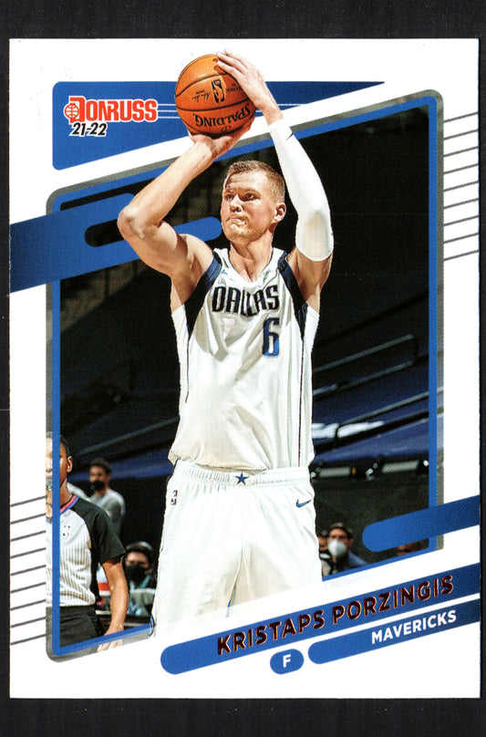 Kristaps Porzingis Dallas Mavericks #57 - 2021-22 Donruss