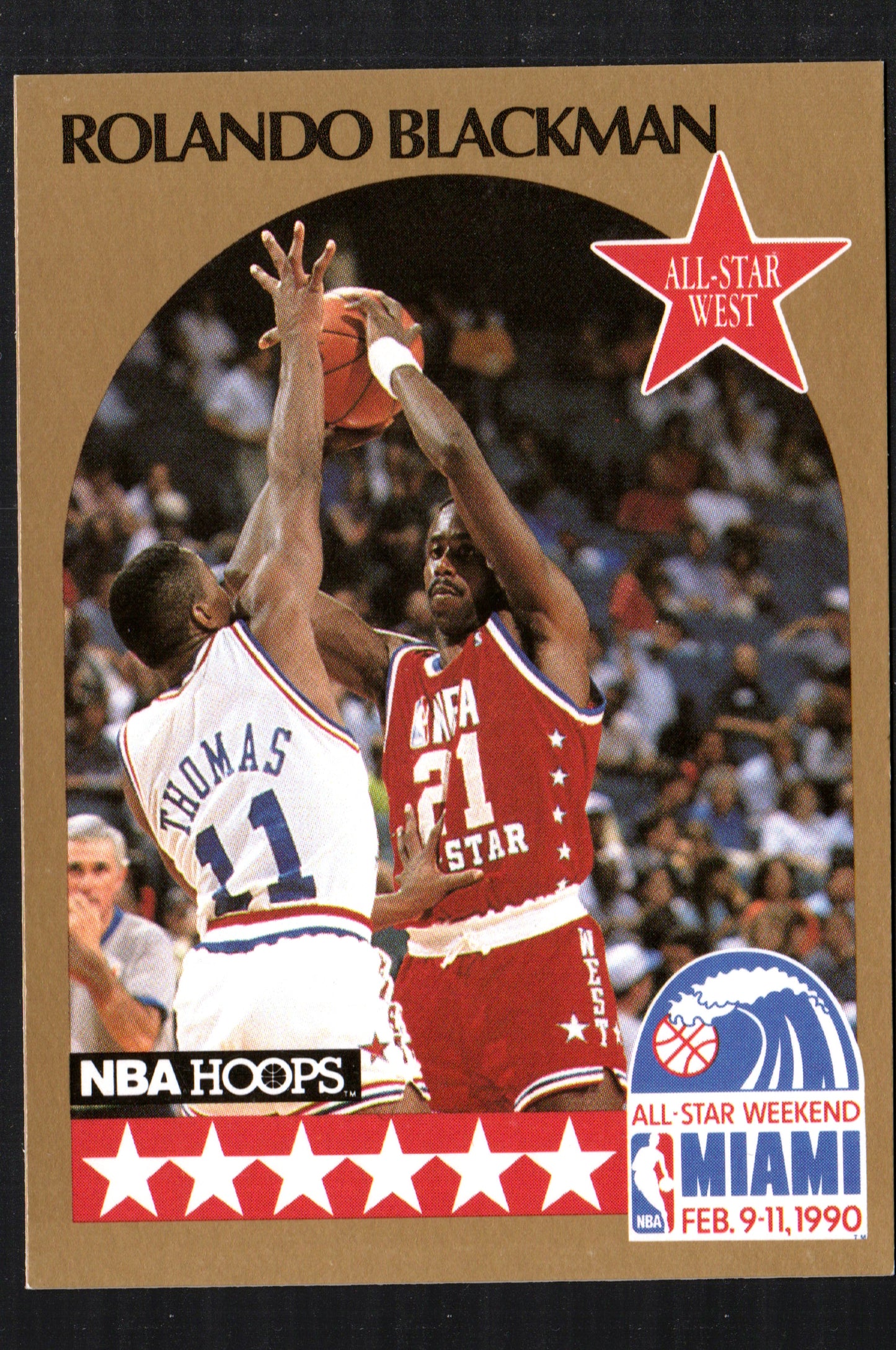 Rolando Blackman Dallas Mavericks #14 - 1990-91 Hoops All Star