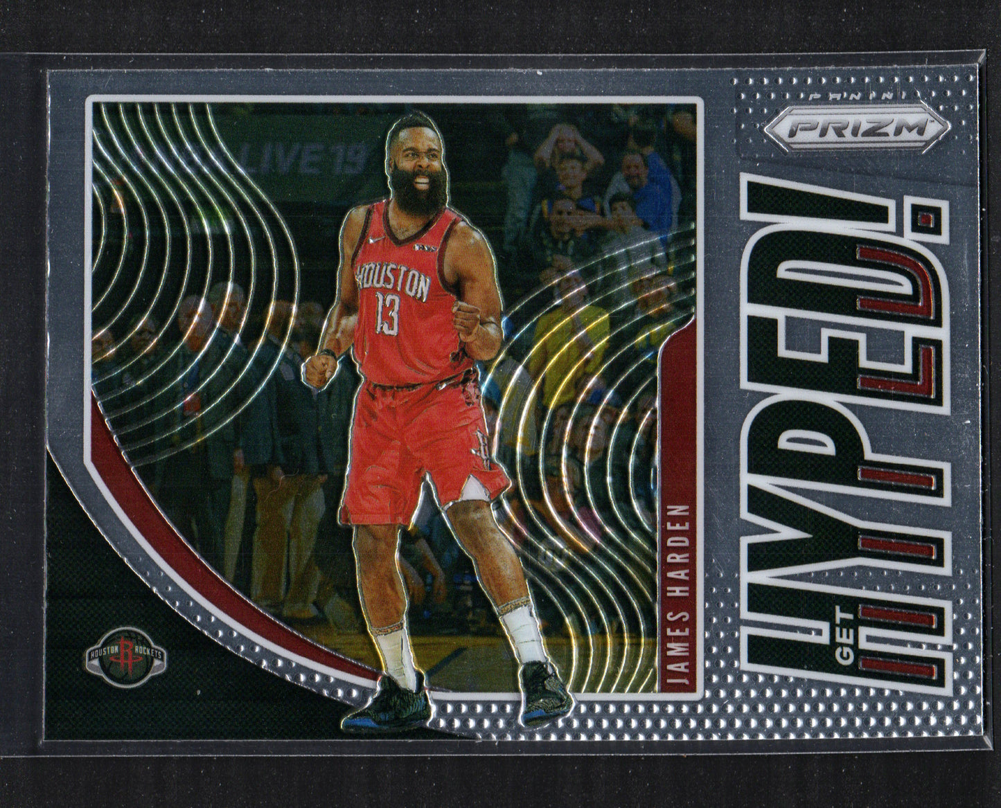 James Harden Houston Rockets #5 - 2019-20 Panini Prizm Get Hyped!