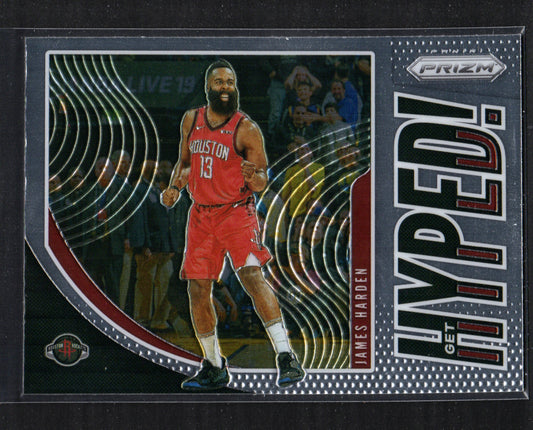 James Harden Houston Rockets #5 - 2019-20 Panini Prizm Get Hyped!