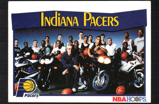 Indiana Pacers Basketball Card #284 - 1991-92 Hoops