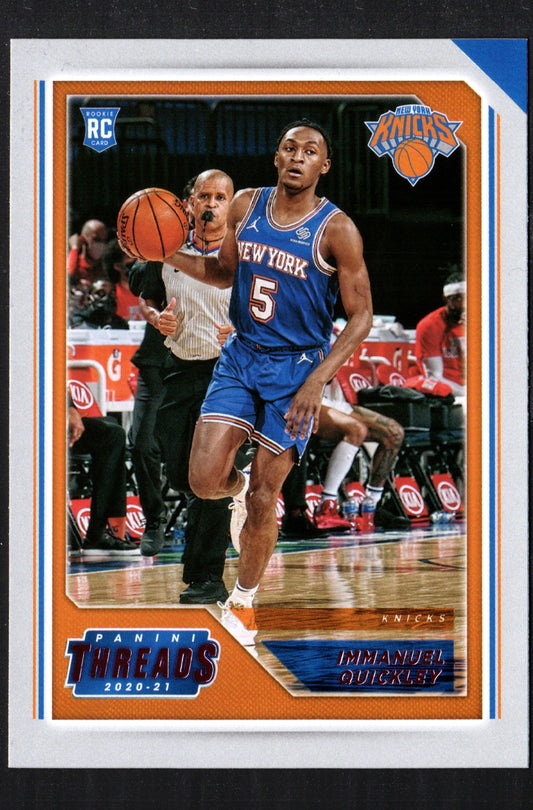 Immanuel Quickley New York Knicks #100 - 2020-21 Panini Threads