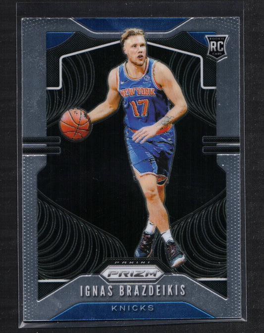 Ignas Brazdeikis New York Knicks #284 - 2019-20 Panini Prizm