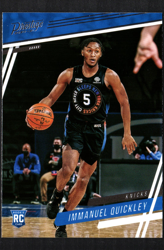 Immanuel Quickley New York Knicks #63 - 2020-21 Panini Prestige