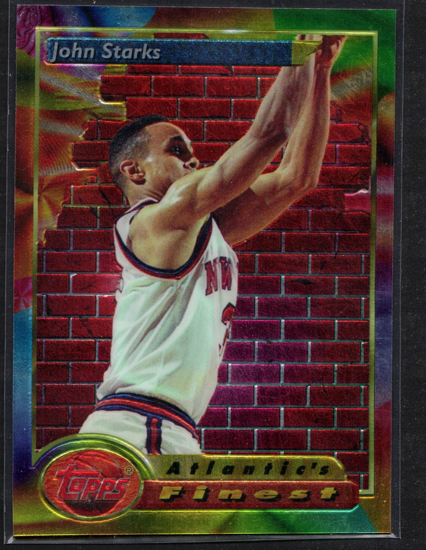 John Starks New York Knicks #95 - 1993-94 Topps Finest