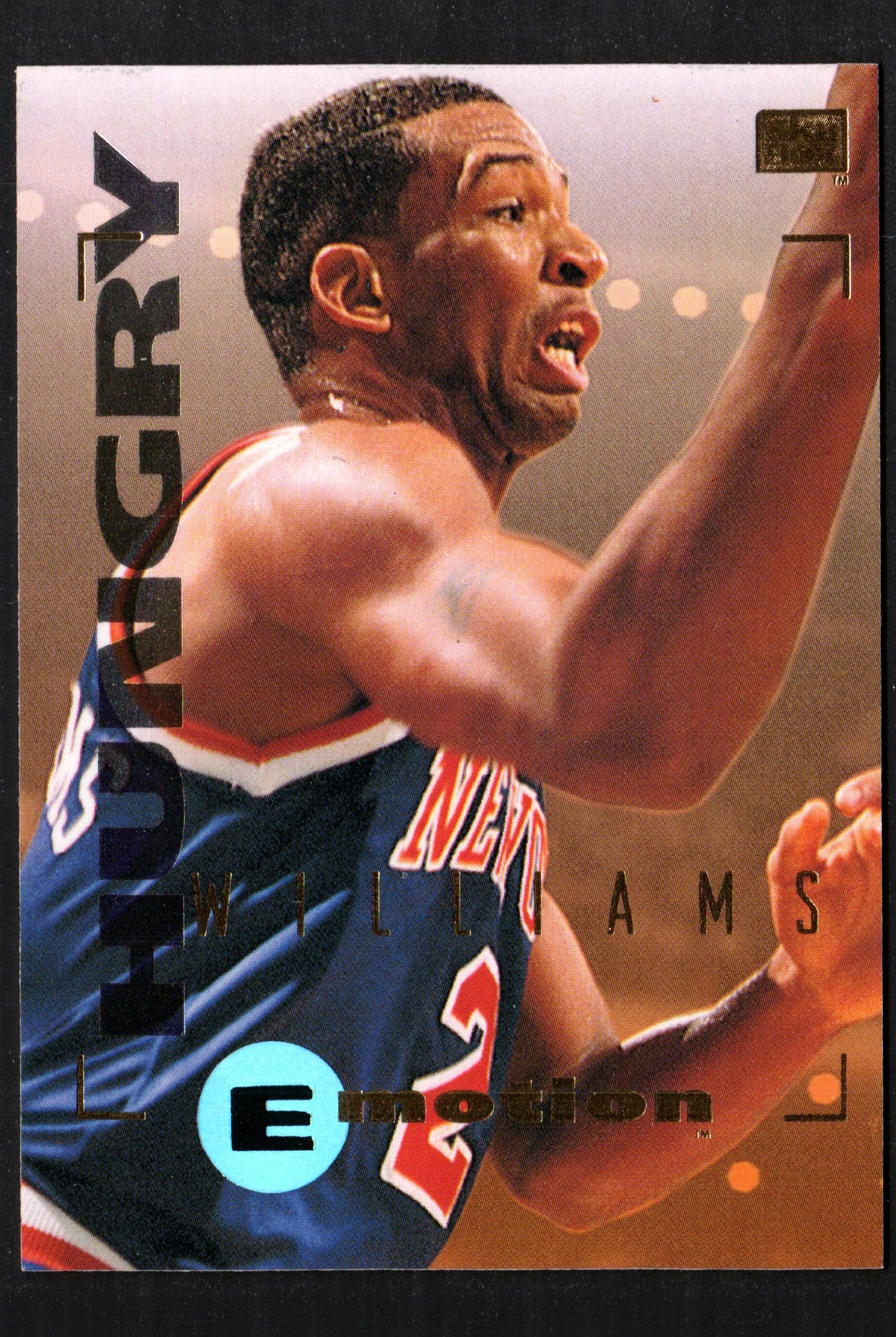 Monty Williams New York Knicks #66 - 1994-95 SkyBox Emotion