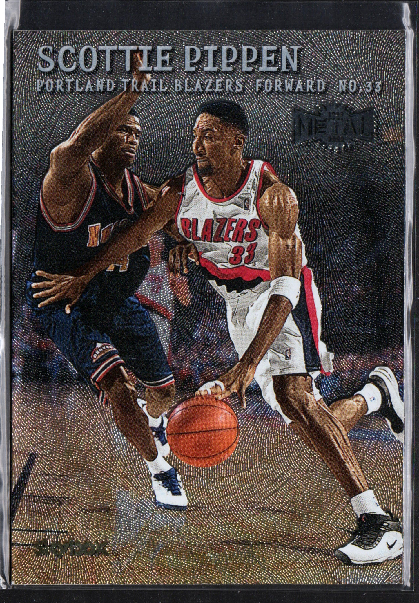 Scottie Pippen Portland Trail Blazers #133 - 1999-00 SkyBox Metal