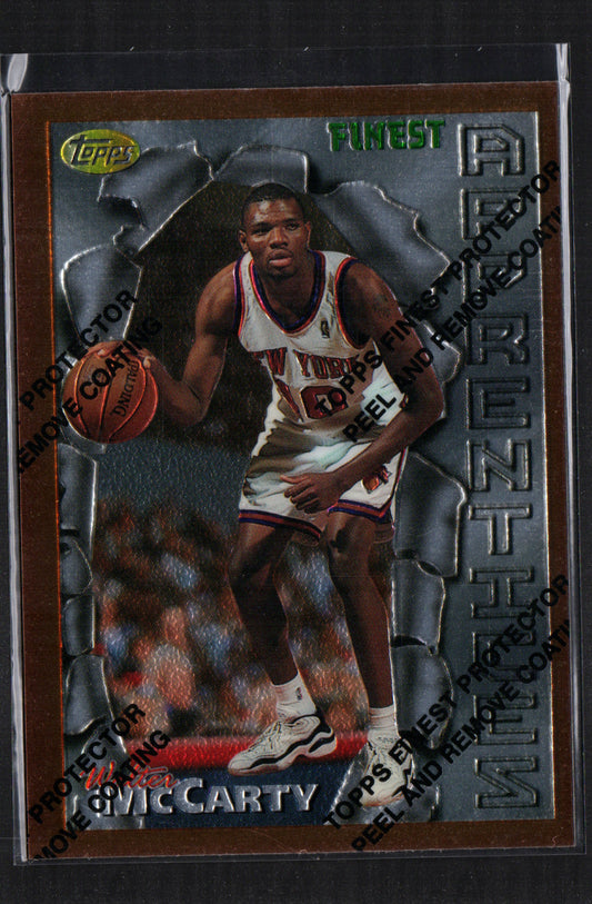 Walter McCarty New York Knicks #87 - 1996-97 Topps Finest Bronze