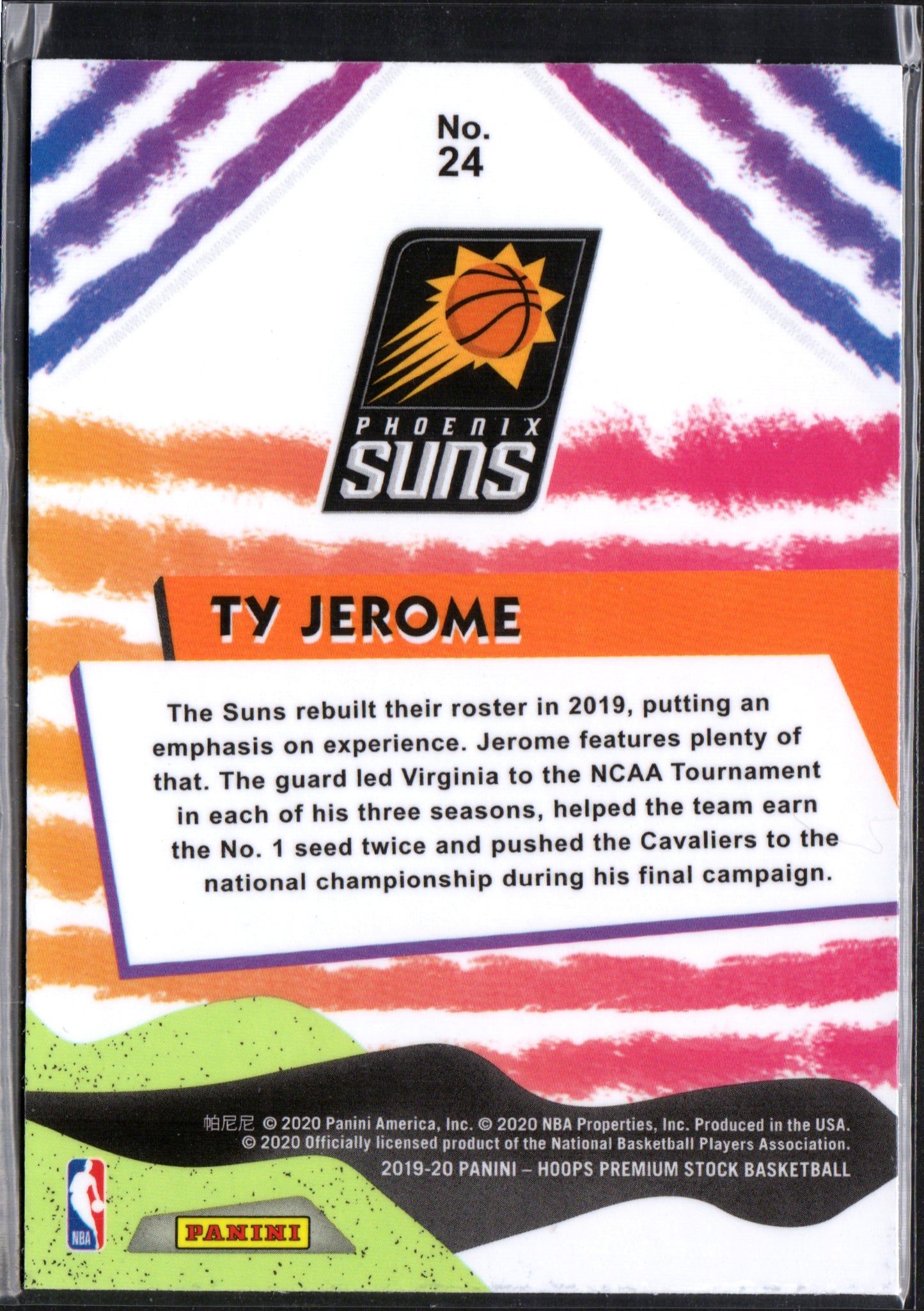 Ty Jerome Phoenix Suns #24 - 2020-21 Panini Premium Hoops We Got Next