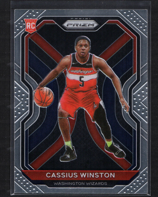 Cassius Winston Washington Wizards #275 - 2020-21 Panini Prizm Silver