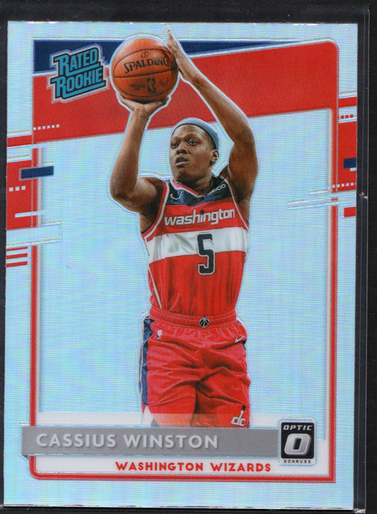 Cassius Winston Washington Wizards #198 - 2020-21 Panini Silver