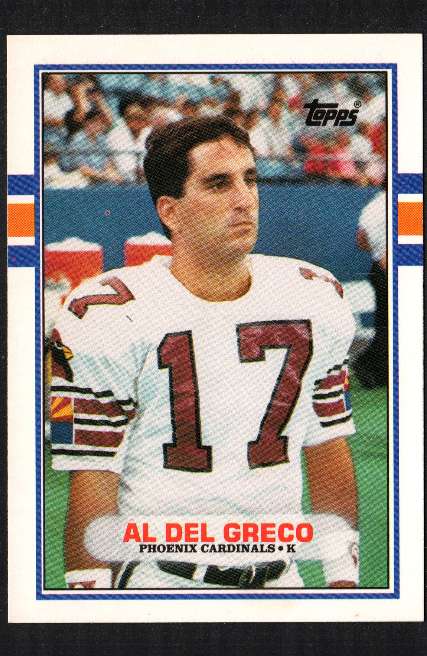 Al Del Greco Phoenix Cardinals #6T - 1989 Topps