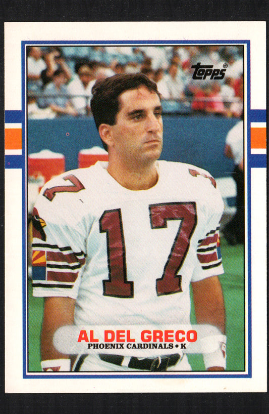 Al Del Greco Phoenix Cardinals #6T - 1989 Topps