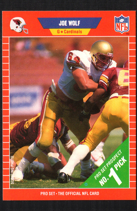 Joe Wolf Phoenix Cardinals #508 - 1989 Pro Set