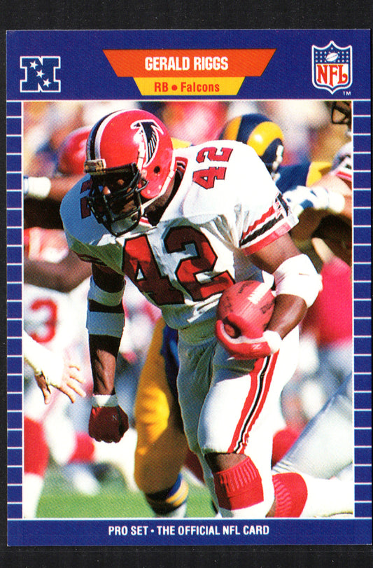 Gerald Riggs Atlanta Falcons #14 - 1989 Pro Set