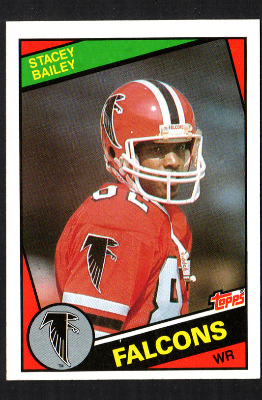 Stacey Bailey Atlanta Falcons #211 - 1984 Topps