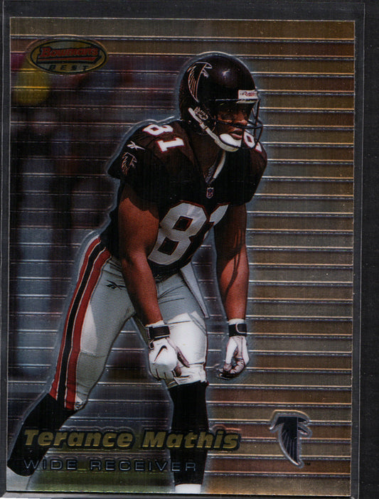 Terance Mathis Atlanta Falcons #7 - 1999 Bowman's Best