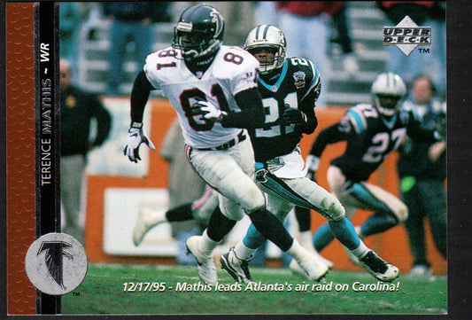 Terance Mathis Atlanta Falcons #212 - 1996 Upper Deck