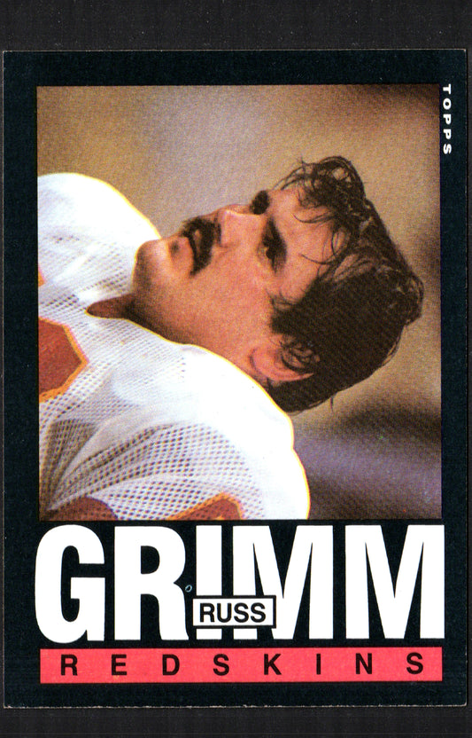 Russ Grimm Washington Redskins #182 - 1985 Topps