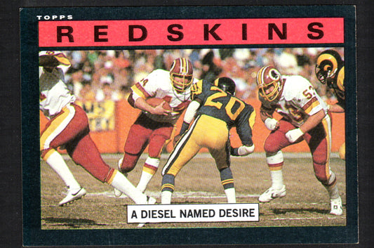 Team Leaders A Diesel Named Desire Washington Redskins #177 - 1985 Topps