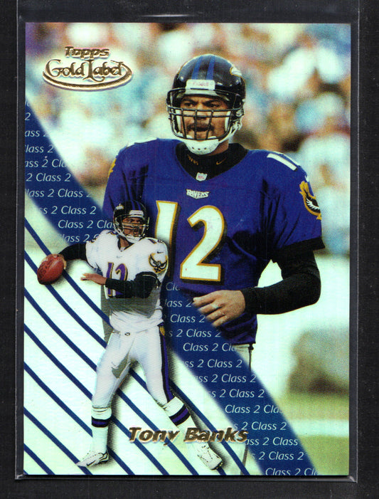 Tony Banks Baltimore Ravens #64 - 2000 Topps Gold Label Class 2