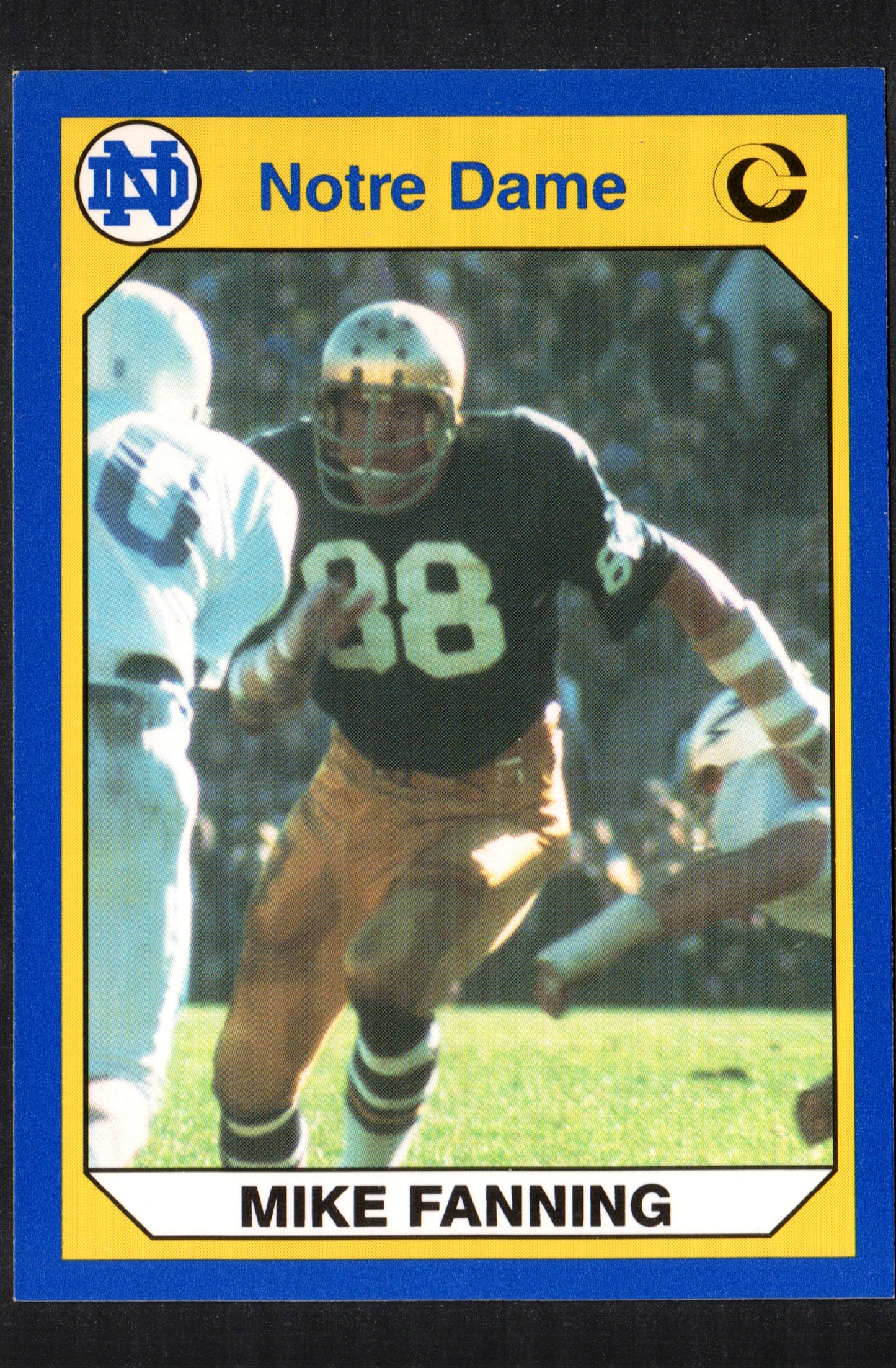 Mike Fanning Notre Dame #33 - 1990 Collegiate Collection