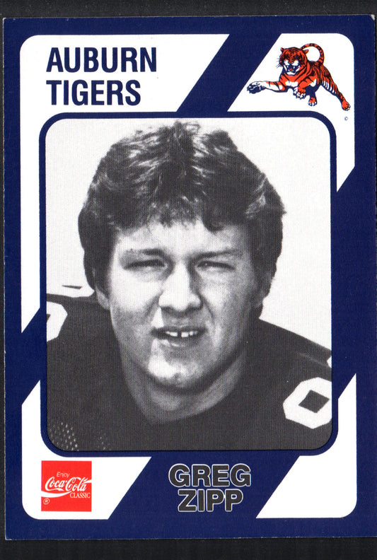 Greg Zipp Auburn Tigers #547 - 1989 Collegiate Collection