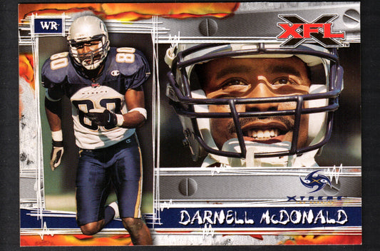 Darnell McDonald Los Angeles Xtreme #66 - 2001 Topps XFL