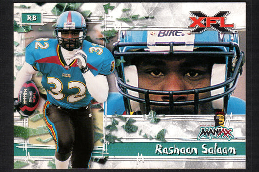 Rashaan Salaam Memphis Maniax #P3 - 2001 Topps XFL