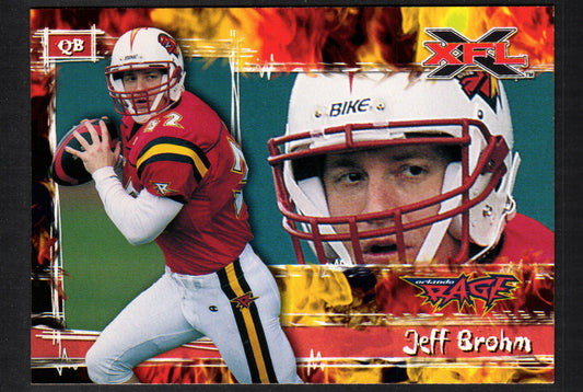 Jeff Brohm Orlando Rage #P4 - 2001 Topps XFL