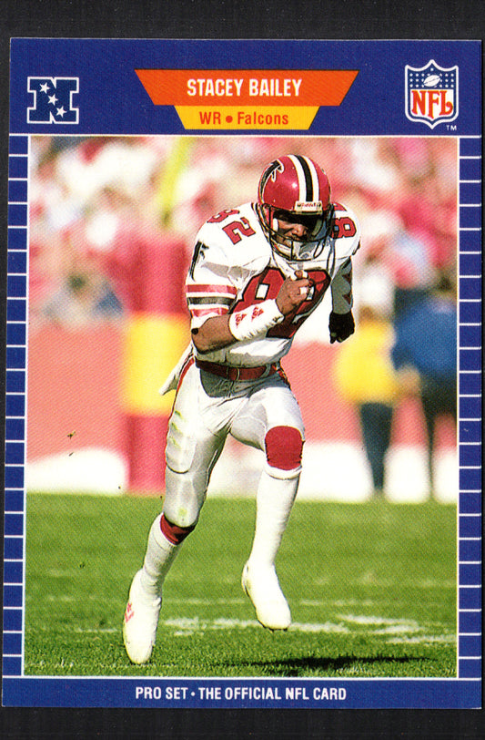 Stacey Bailey Atlanta Falcons #1 - 1989 Pro Set