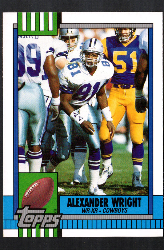 Alexander Wright Dallas Cowboys #42T - 1990 Topps