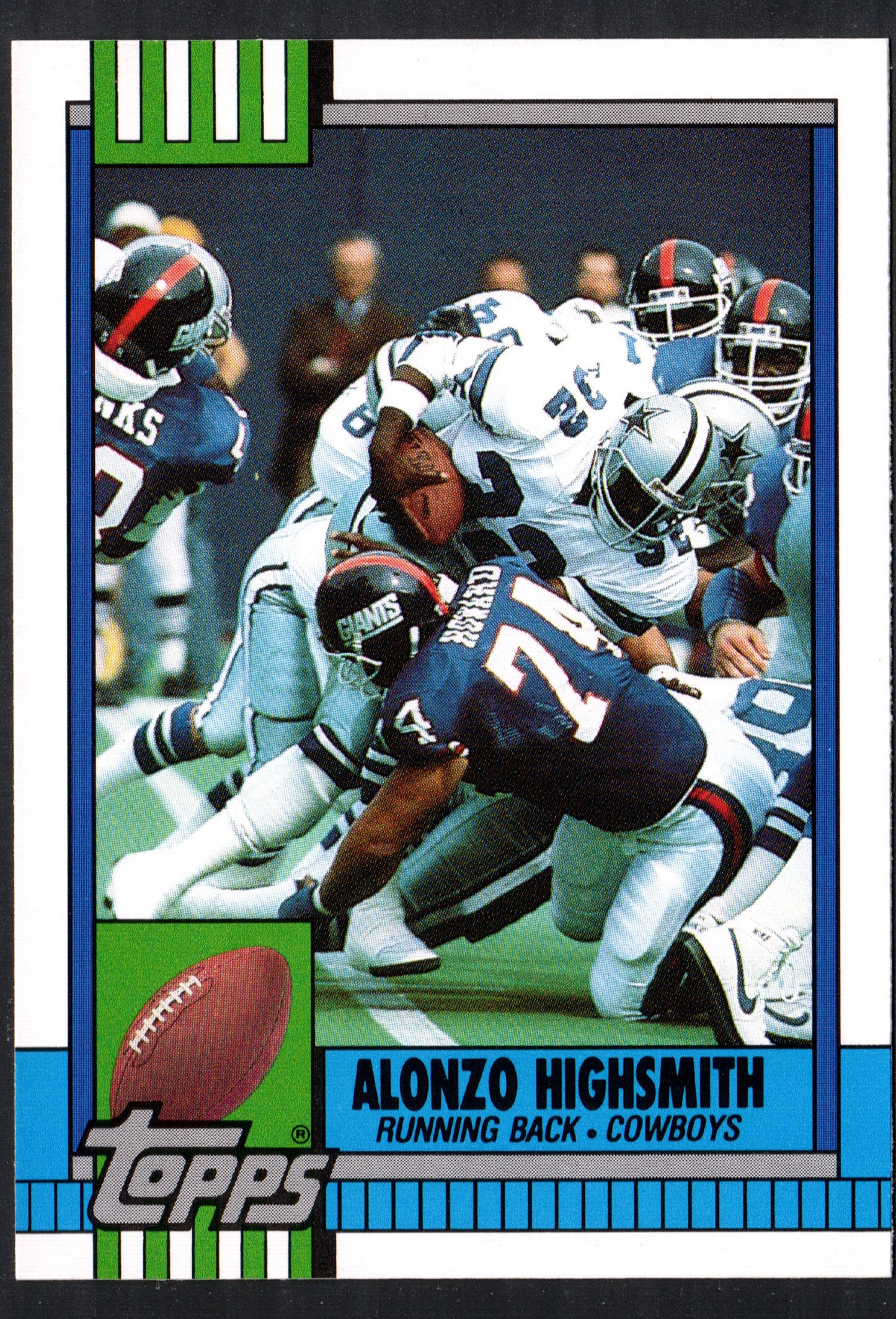 Alonzo Highsmith Dallas Cowboys #7T - 1990 Topps