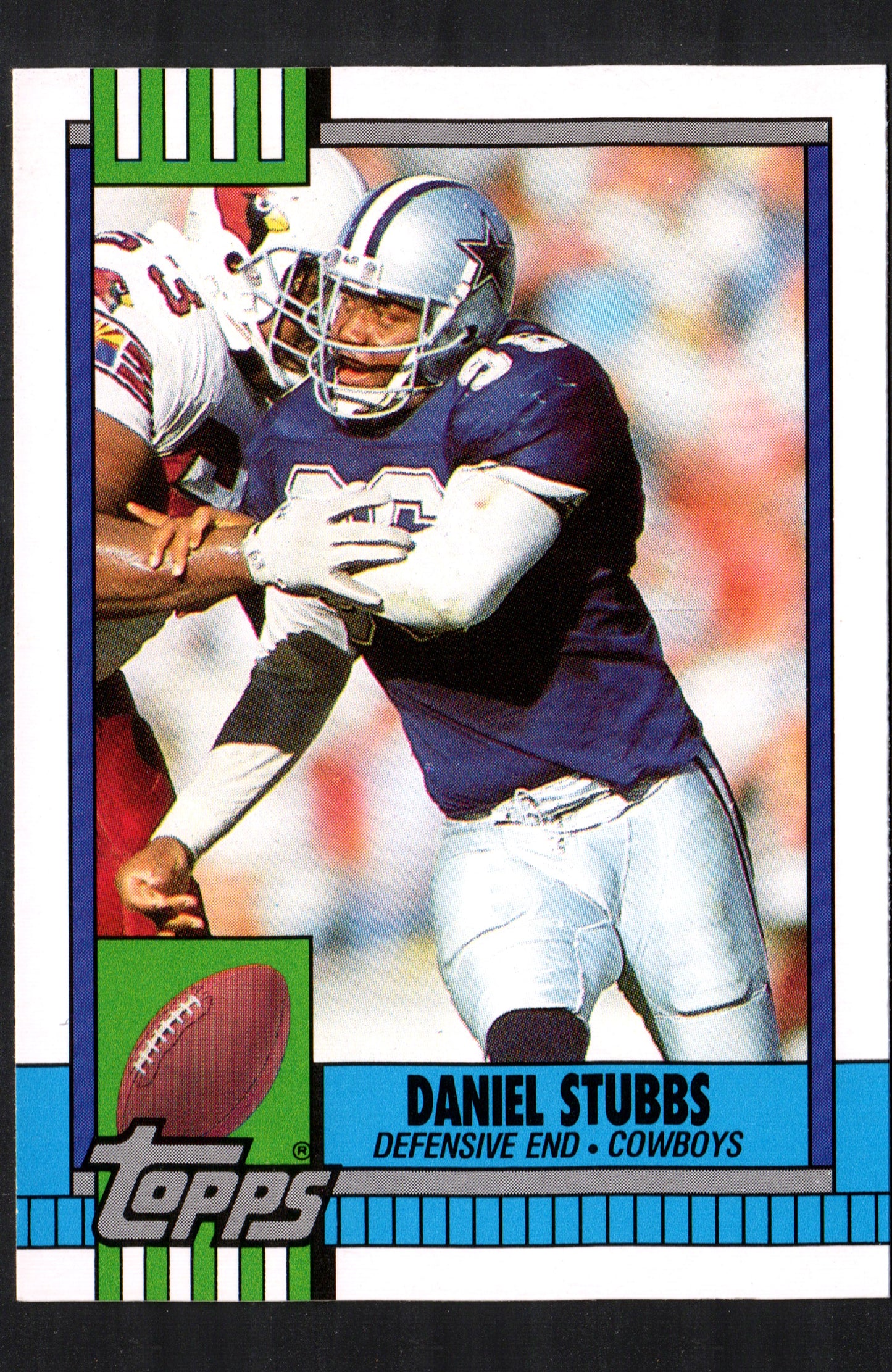 Daniel Stubbs Dallas Cowboys #92T - 1990 Topps