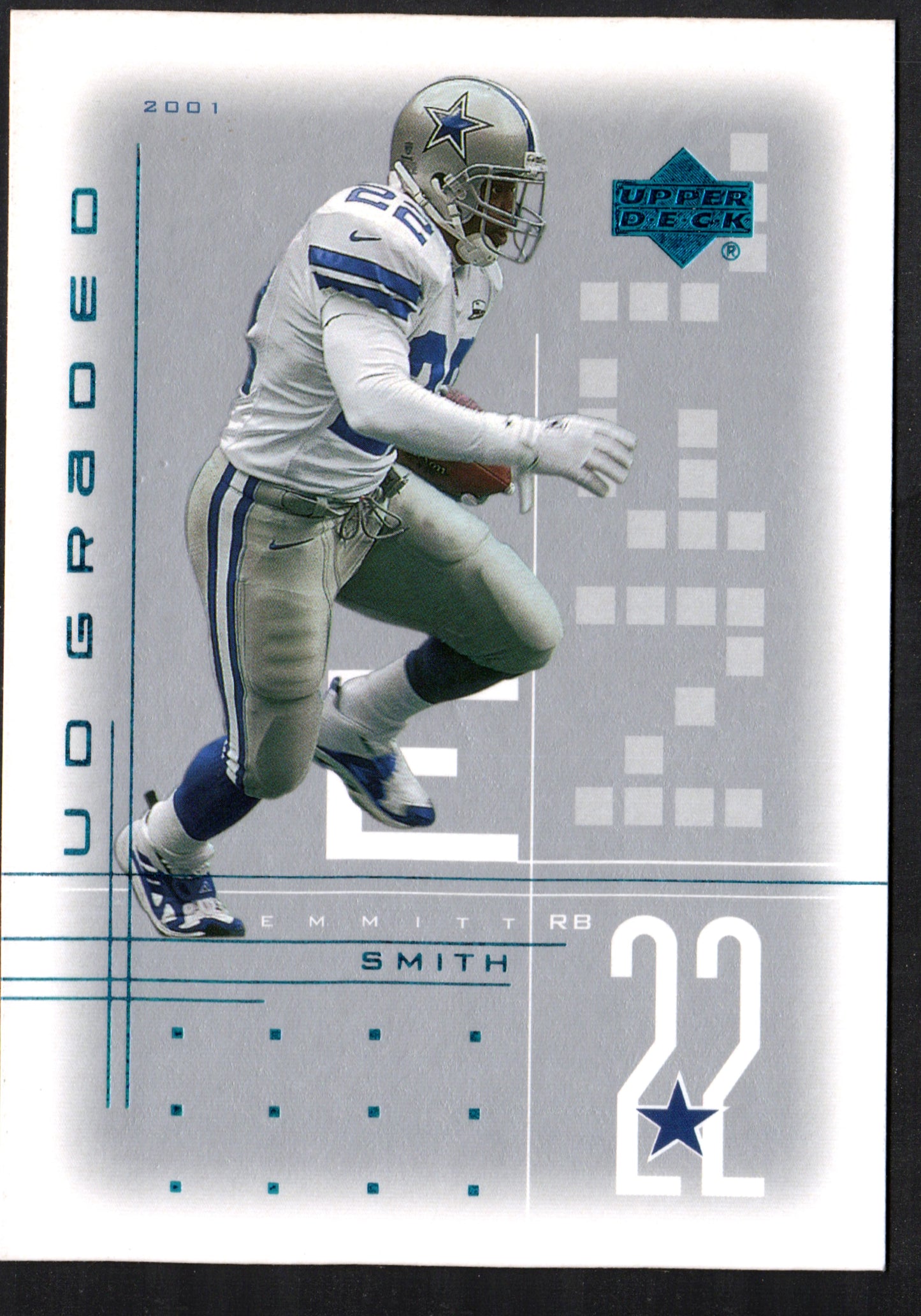 Emmitt Smith Dallas Cowboys #10 - 2001 Upper Deck UD Graded