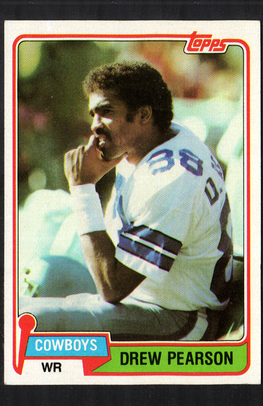 Drew Pearson Dallas Cowboys #95 - 1981 Topps