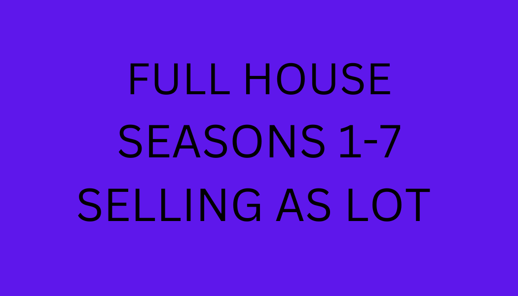 Full House Season 1 thru 7 DVD Selling as a Lot